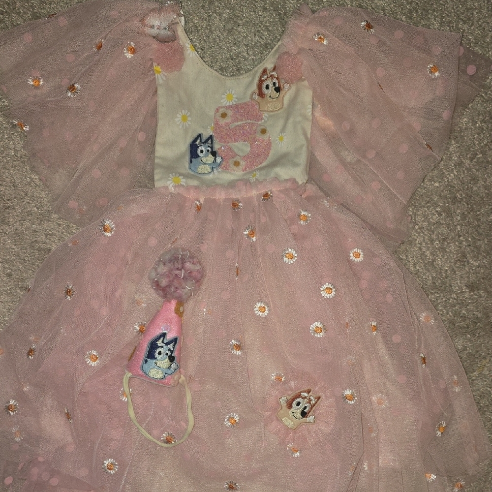Cora And Violet Bluey Set 5t